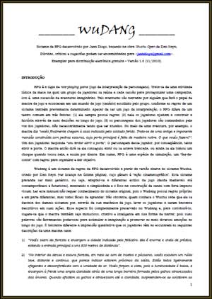 Wudang, OGL gratuito de Wushu