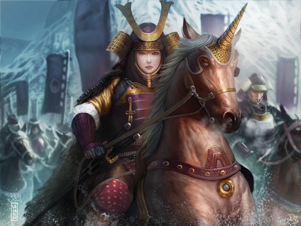 Unicorn_Legend_of_five_rings_by_LASAHIDO