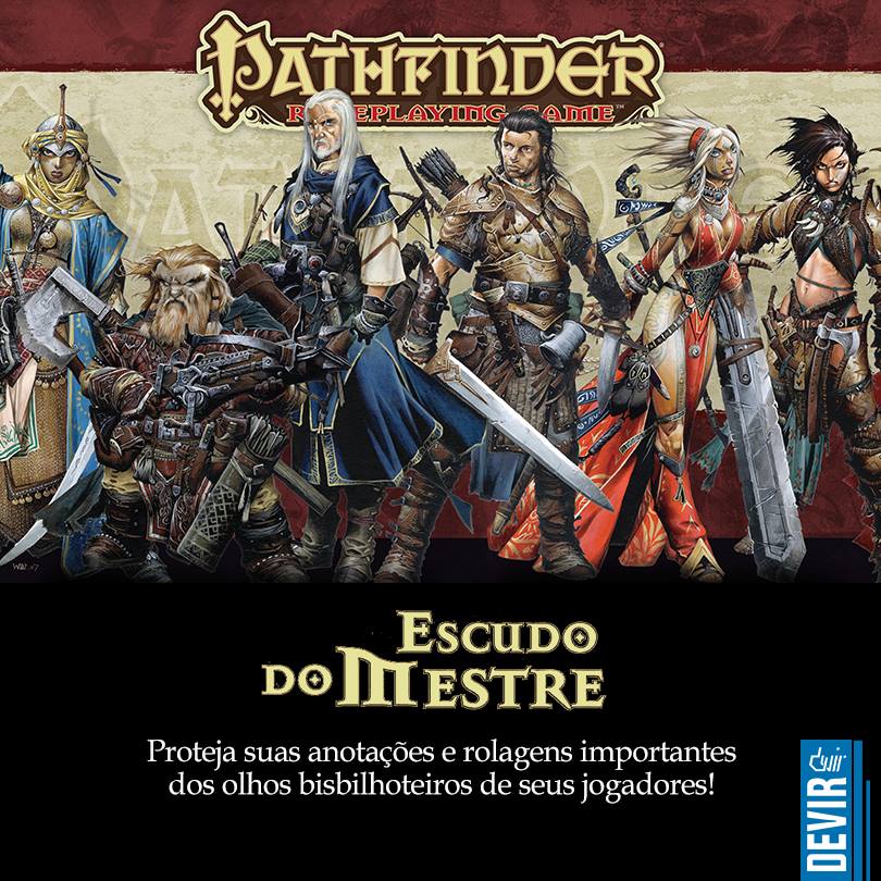 Pathfinder - Escudo Do Mestre + Nós, É Heróis? - Livrarias Curitiba