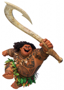 Maui, um exemplo de herói na acepção original.