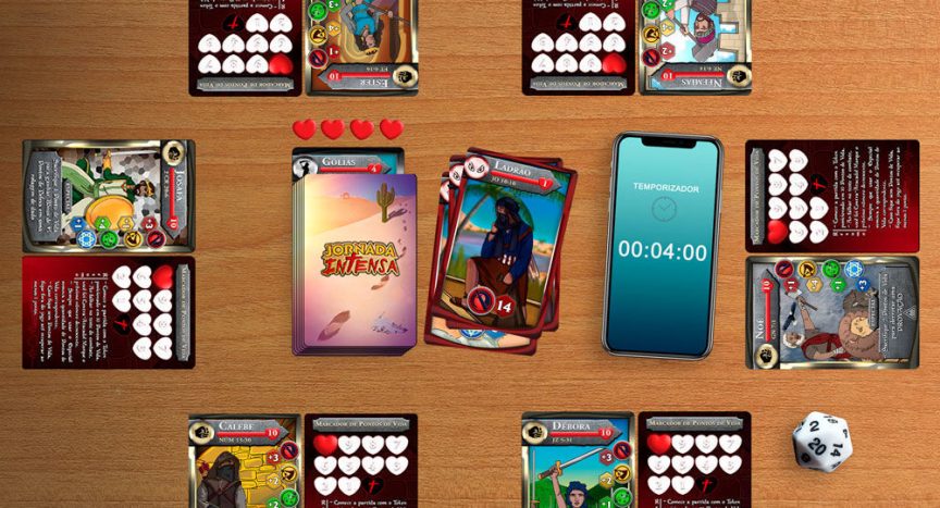 Jornada Intensa: Card game bíblico em financiamento coletivo