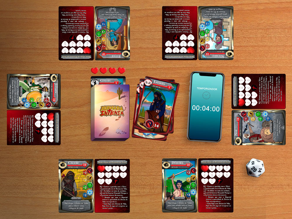 Jornada Intensa: Card game bíblico em financiamento coletivo