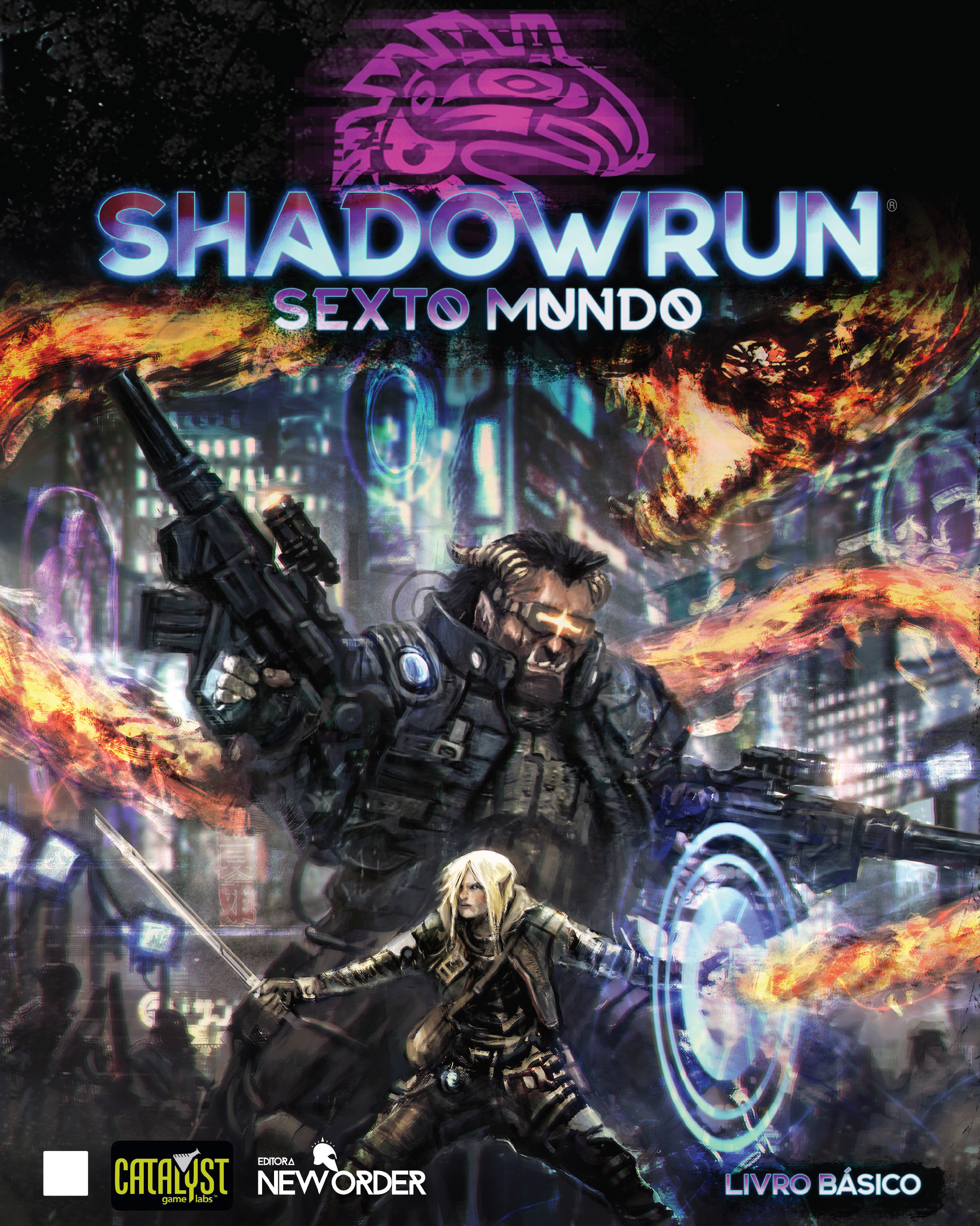 Conheça o mundo de Shadowrun e o que vem na caixa introdutória